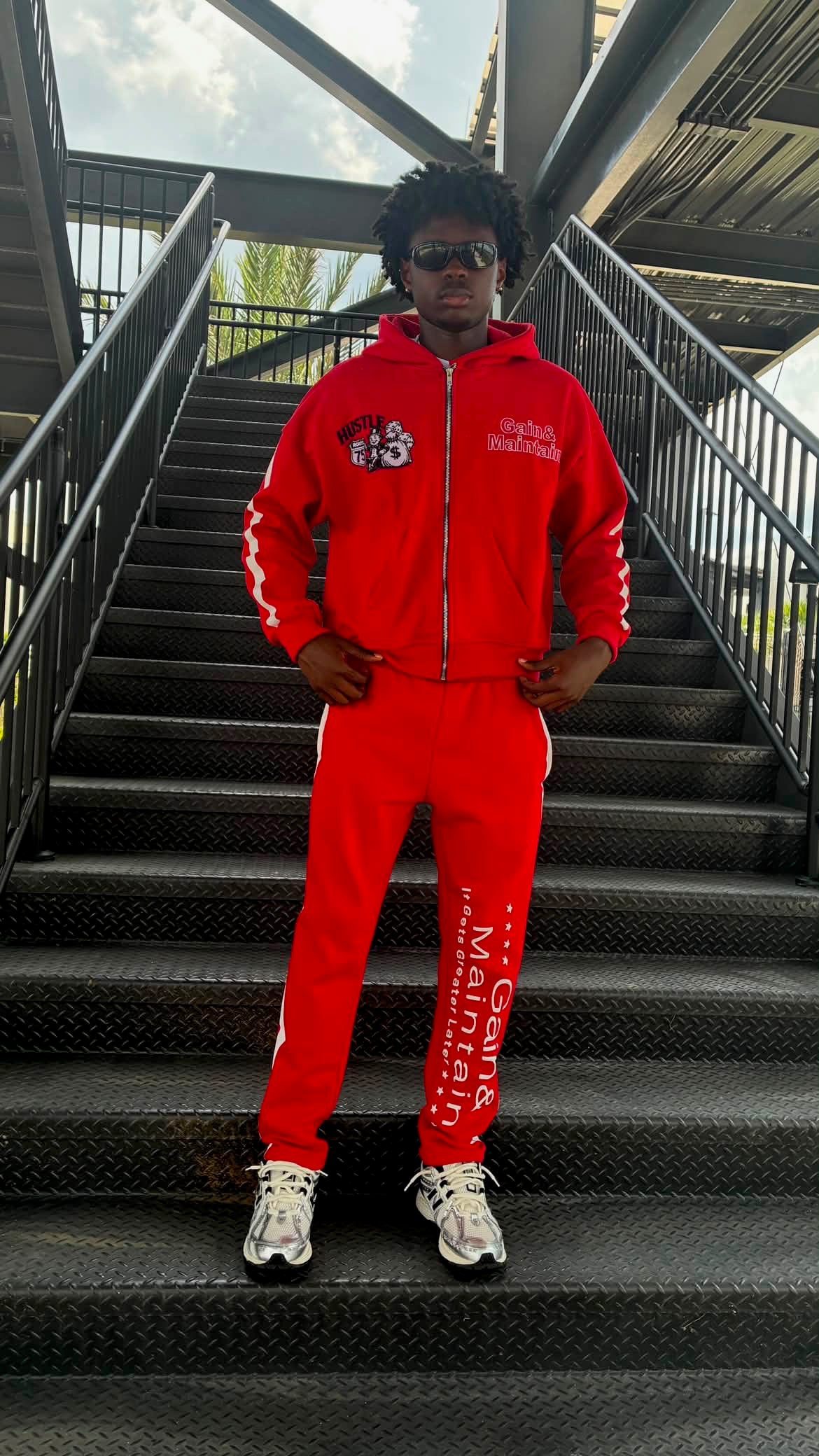 Gain&Maintain Full SweatSuit Red
