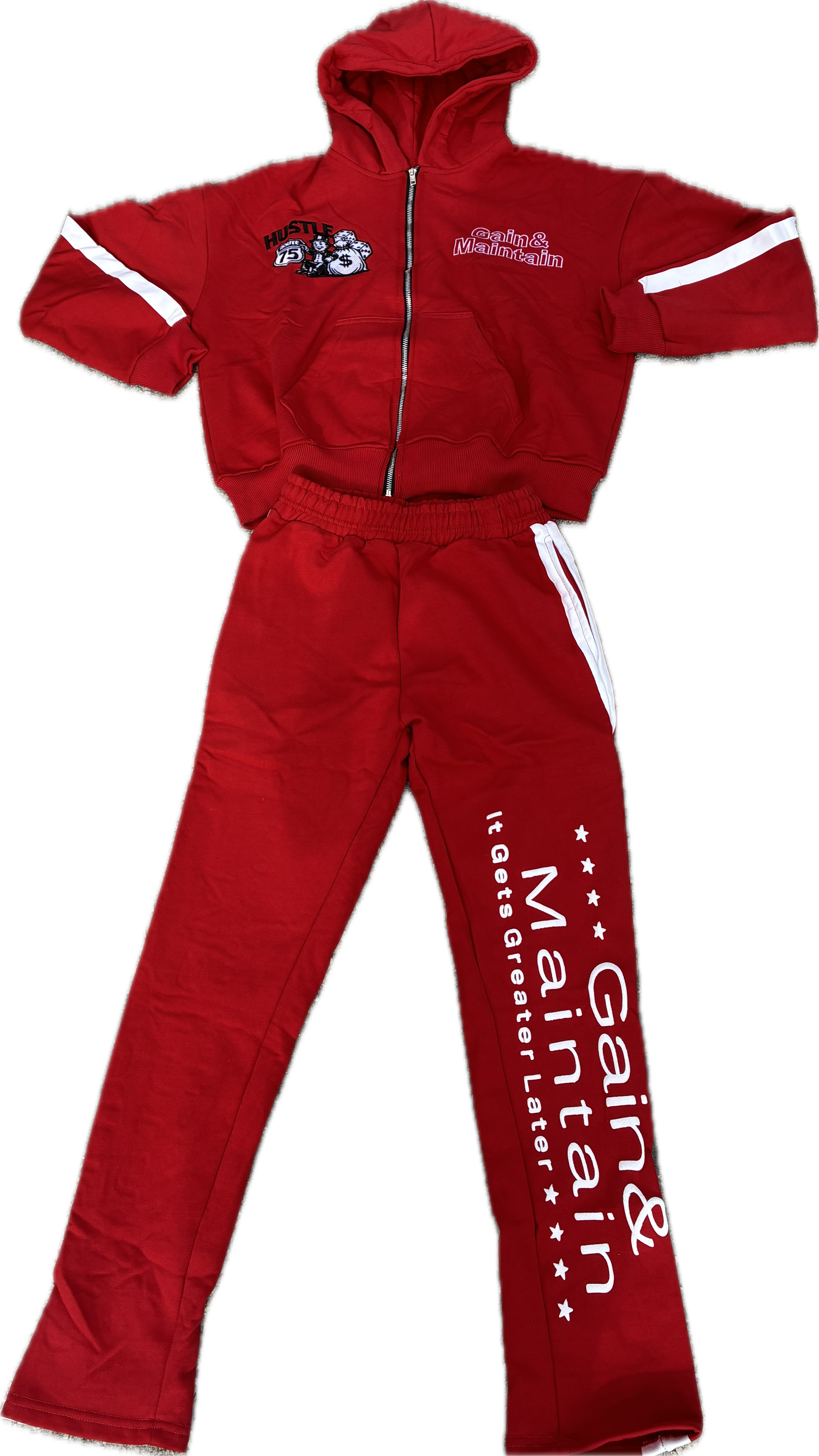 Gain&Maintain Full SweatSuit Red