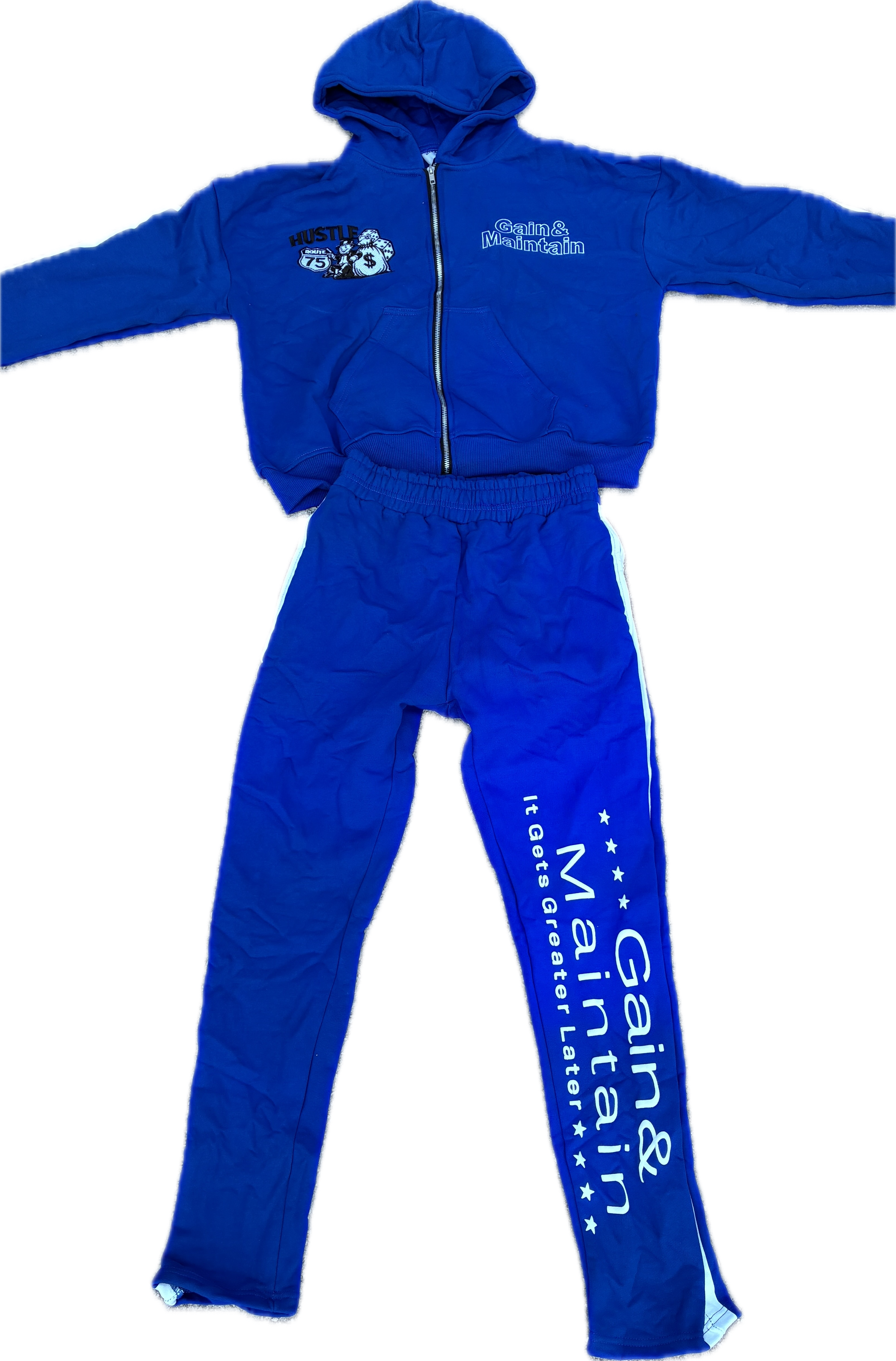 Gain&Maintain Full SweatSuit Blue